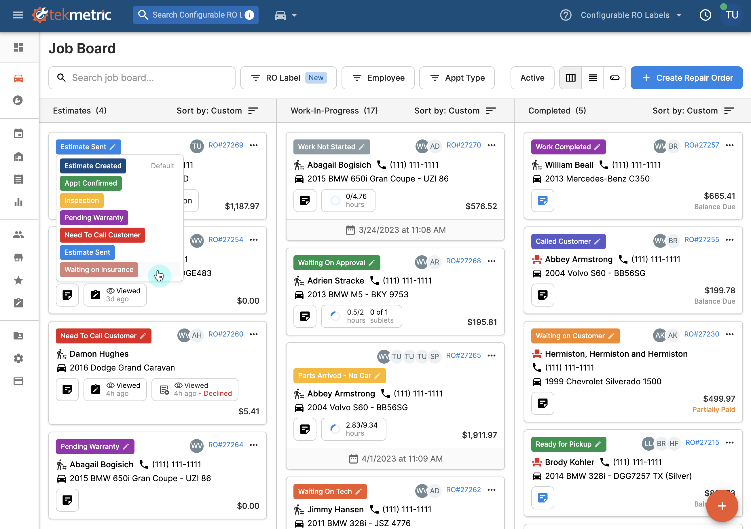 Screenshot-of-Job-Board-showing-how-to-edit-label-within-RO