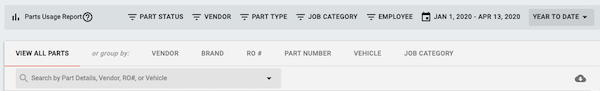 Screenshot-of-parts-usage-report-filters