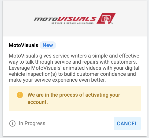 Screenshot-of-Motovisuals-integration-showing-that-it-is-in-progress