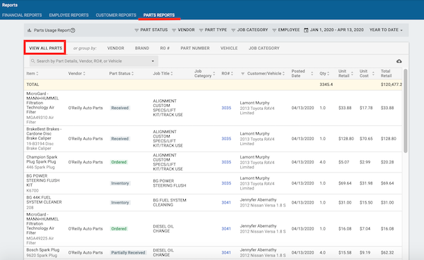 Screenshot-of-parts-usage-report