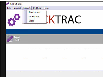 StockTrac-export-menu