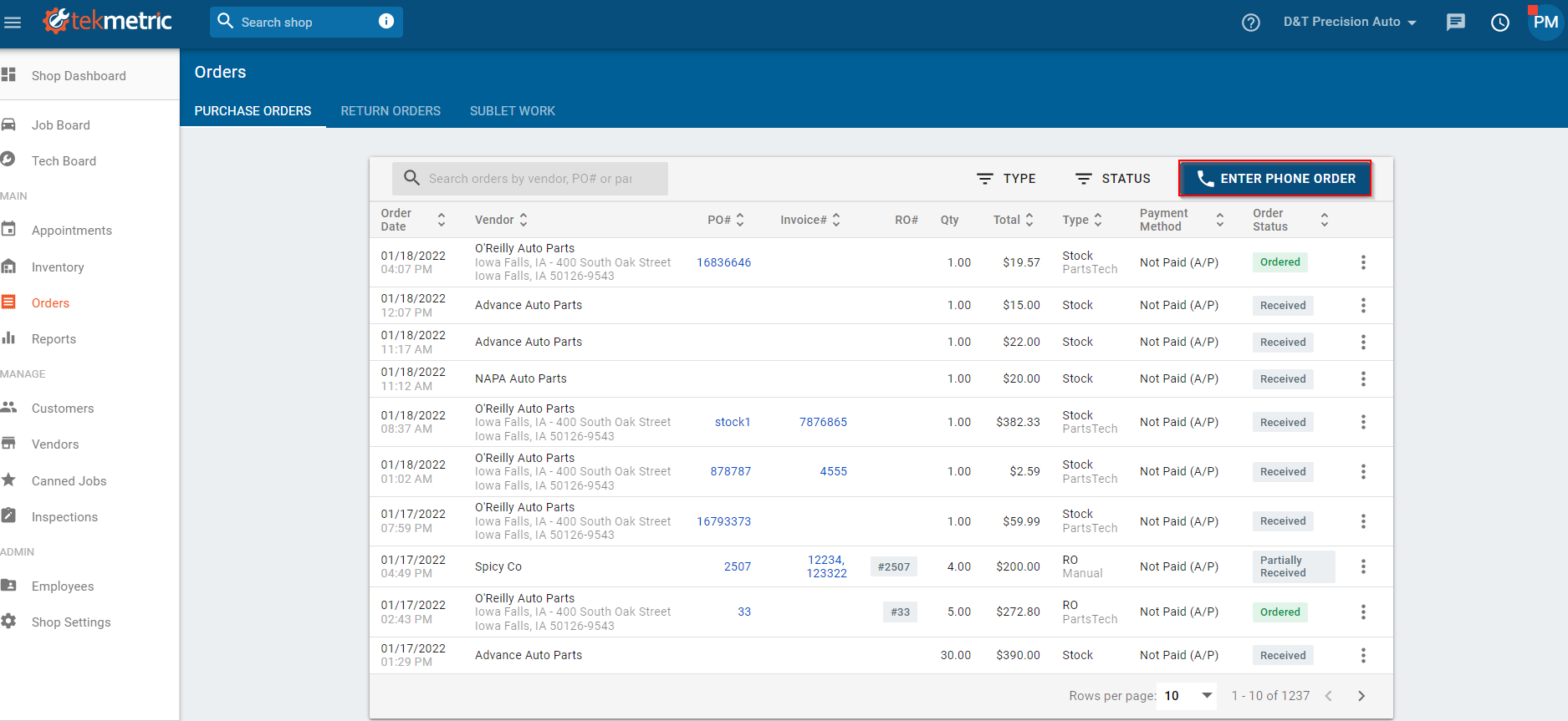 screenshot-of-Orders-Menu-within-tekmetric